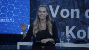Moderatorin für Politk Christiane Stein auf der Zukunftskonferenz