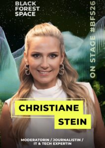 Event Moderatorin Christiane Stein auf der Blackforestspace
