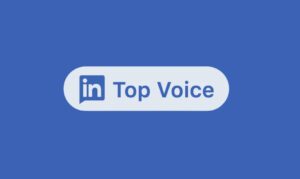 Linkedin Top Voice Badge Christiane Stein